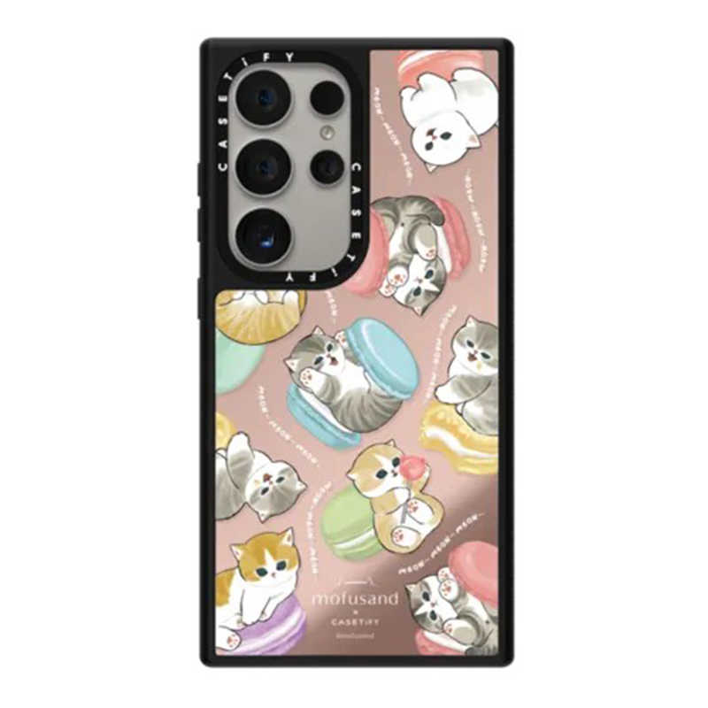 Kitty Macaron MagSafe Samsung Galaxy S25/S24/S23+Ultra Case